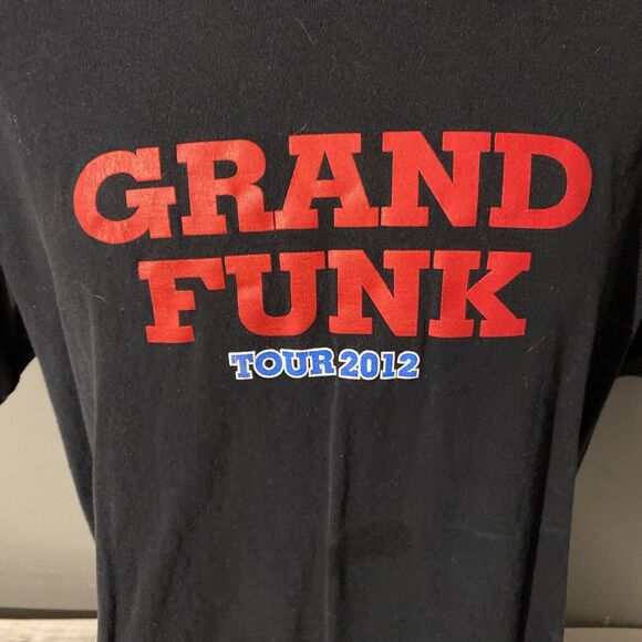 grand funk railroad t shirt tour concert large‎ Mens 2012 Gildan tag - Picture 2 of 6